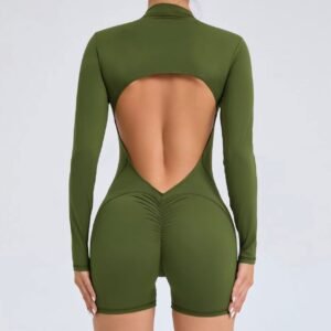 PHOTO-2025-10-12-18-31-47 Long-Sleeve Open-Back Sport Romper with Front Zipper